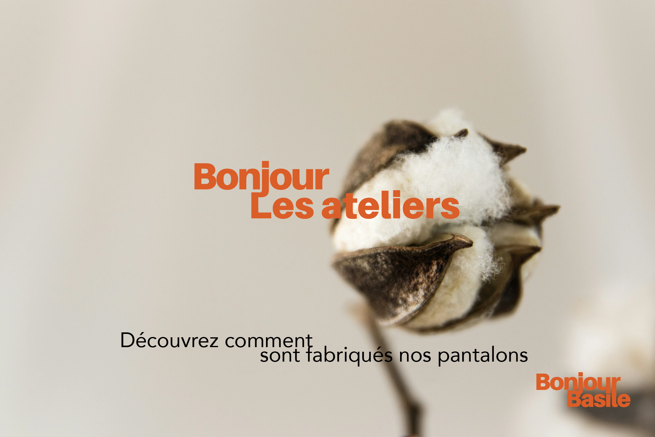 Charger la vidéo : Nos ateliers, Bonjour Basile